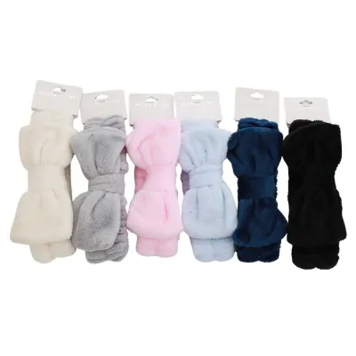 Vincha Maquillaje Peluche Mono Simple X6