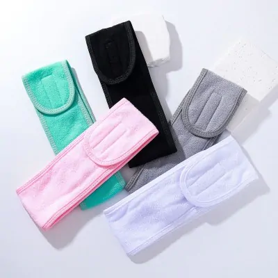 Vincha Maquillaje Toalla C/ Velcro X6