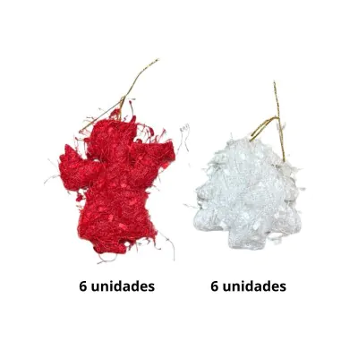 Colgante Navidad Par 8.8cm Arbol X6