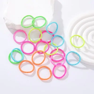 Colita Toalla Bebe Ondulada Fluo X12