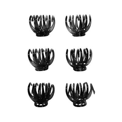 Broche Corona Mediano Negro