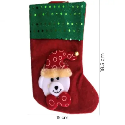 Medias Navidad Chica 18cm /5 X6