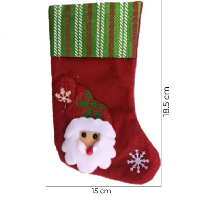 Medias Navidad Chica 18cm /7 X6