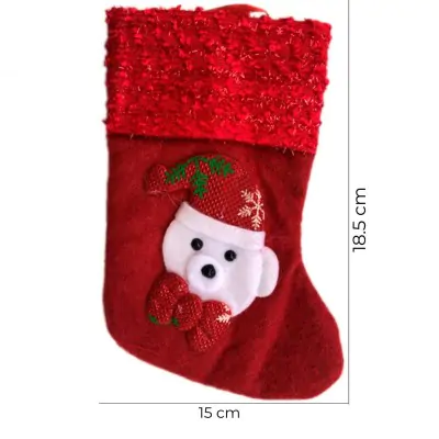 Medias Navidad Chica 18cm /1 X6