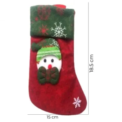 Medias Navidad Chica 18cm /9 X6