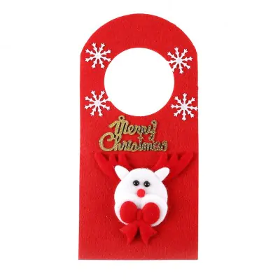 Colgante Puerta Navidad Reno X6