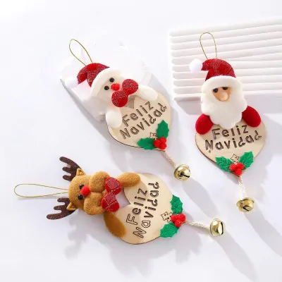 Colgante Navidad Frases A X12