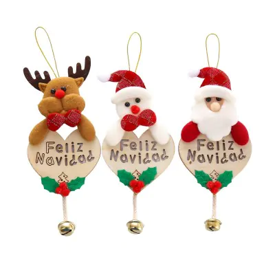 Colgante Navidad Frases A X12