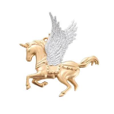 Colgante Navidad Rigido Unicornio X6