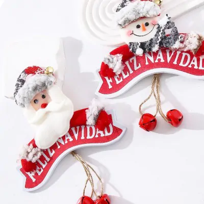 Colgante Navidad Cartel Rojo X12