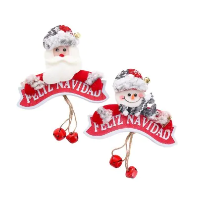 Colgante Navidad Cartel Rojo X12