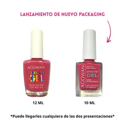 Esmalte Agowan Gel Cremoso 10ml E20 X2