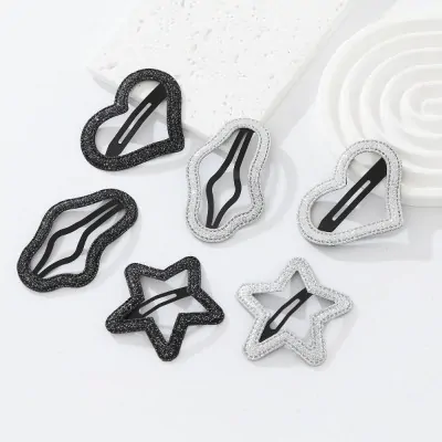 Set Tic Tac Tela Formas Glitter X12