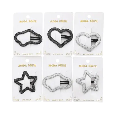 Set Tic Tac Tela Formas Glitter X12
