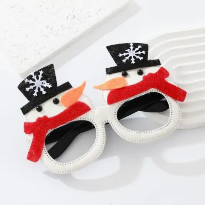 Lentes Navidad Doble Snowman Bufanda X6