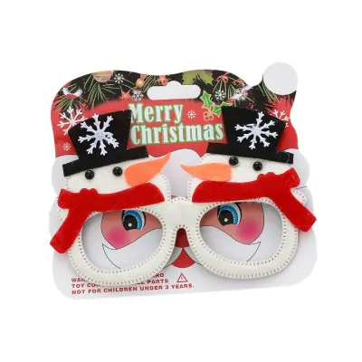 Lentes Navidad Doble Snowman Bufanda X6
