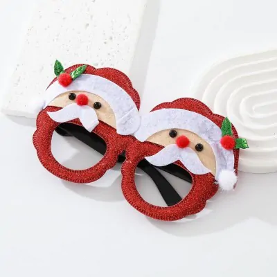 Lentes Navidad Doble Papa Noel X6