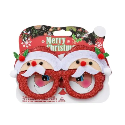 Lentes Navidad Doble Papa Noel X6