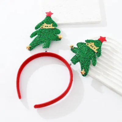 Vincha Navidad G Arbolito 3-1 X6