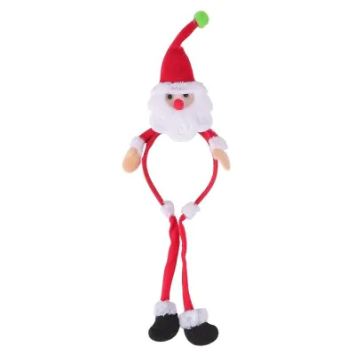 Vincha Navidad Piernas Colgantes Papa Noel X6