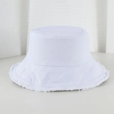 Piluso Liso Con Fleco Blanco