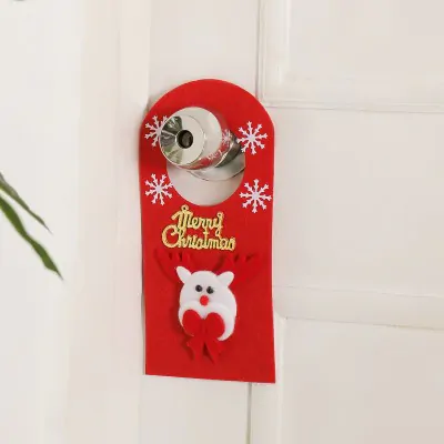 Colgante Puerta Navidad Muneco Nieve X6