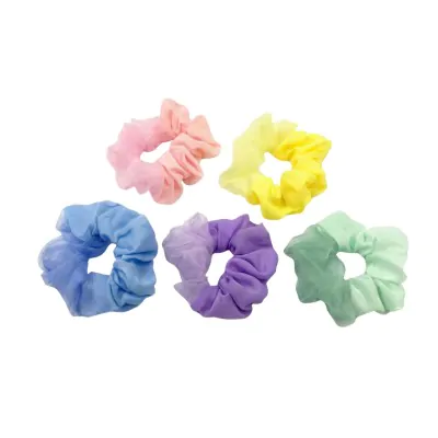 Scrunchies Combinado Gasa Simple X12