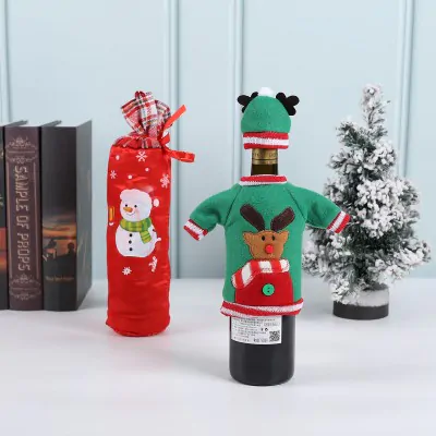 Funda Botella Navidad Vestimenta /1 X6