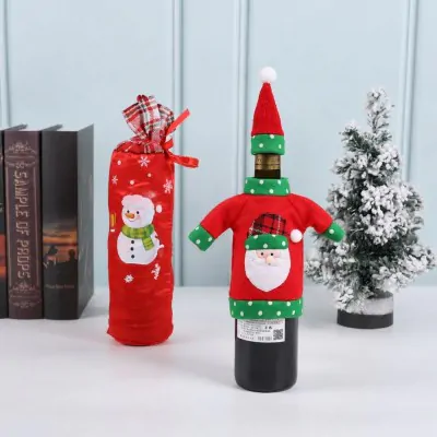 Funda Botella Navidad Vestimenta /3 X6