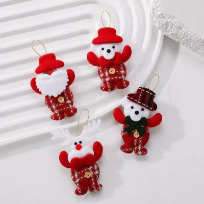 Colgante Navidad Figura Cuadrille Surtido X12
