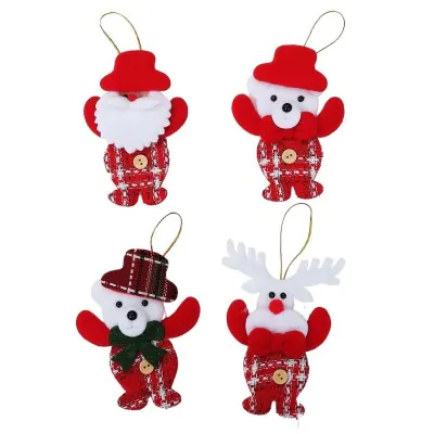 Colgante Navidad Figura Cuadrille Surtido X12