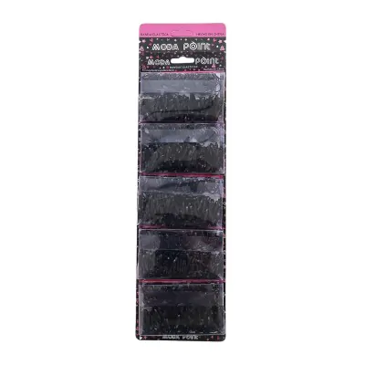 Gomita Silicona Chica Grande Negro X5