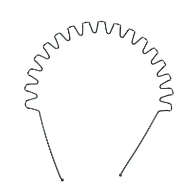Vincha Metal Zig Zag X12