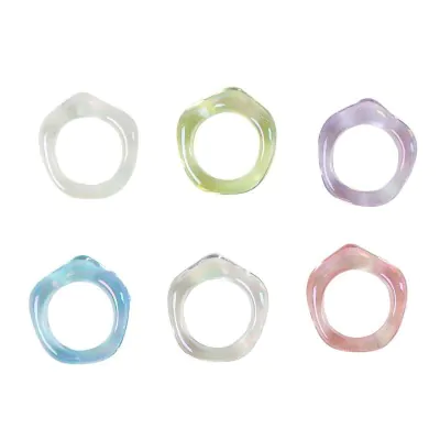 Anillo Acrilico Transparente X12