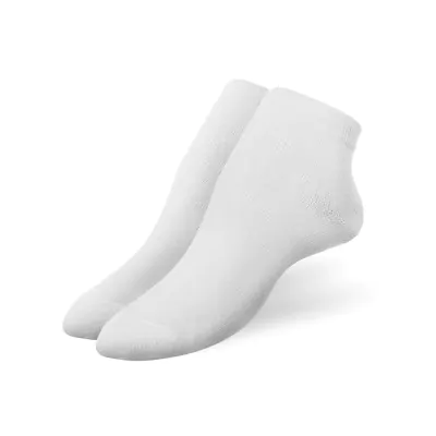 Medias Soquete Blanco Talle 4 Elemento X12