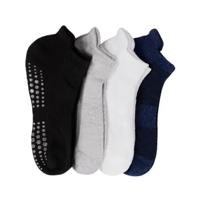 Medias Soquete Antideslizante Soft Hombre Liso Surtido Talle Unico Elemento X12