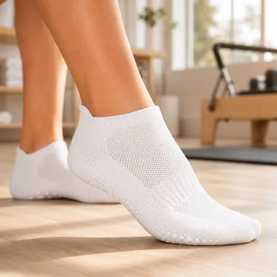 Medias Soquete Antideslizante Soft Dama Liso Surtido Talle Unico Elemento X12
