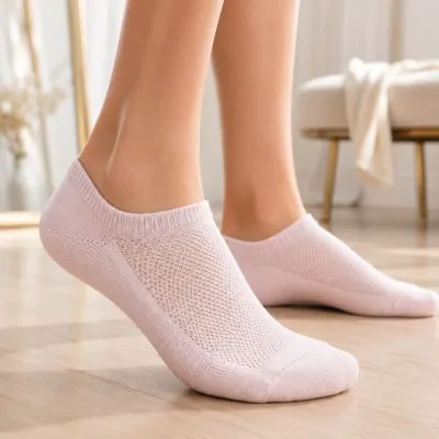 Medias Invisible Con Silicona Y Toalla En Planta Dama Talle Unico Elemento X12