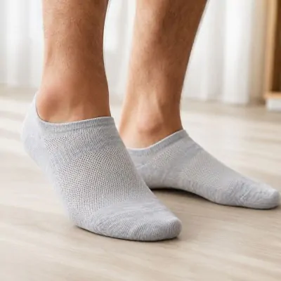 Medias Invisible Con Silicona Hombre Talle Unico Elemento
