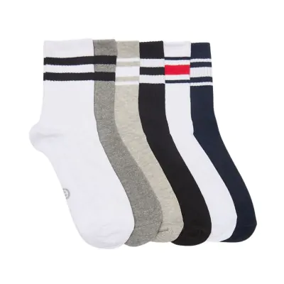 Medias 1/3 Cana Morley Hombre Rayado Elemento X12