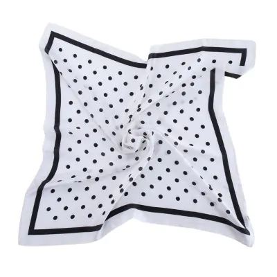 Panuelo Saten 70cm - Lunares