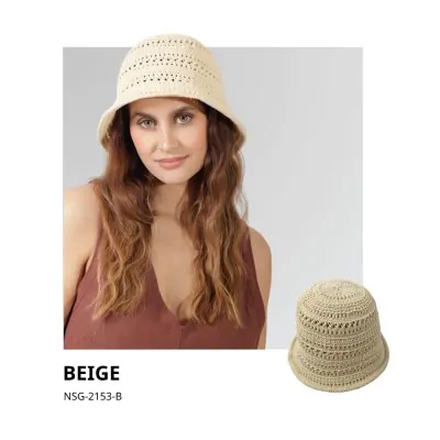Piluso Calado Poliester Beige