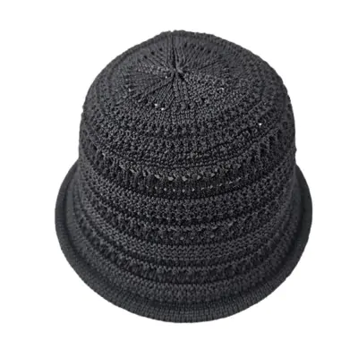 Piluso Calado Poliester Negro