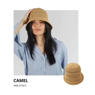 Piluso Calado Poliester Camel