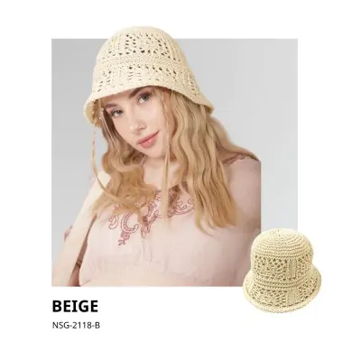 Piluso Calado Poliester Beige