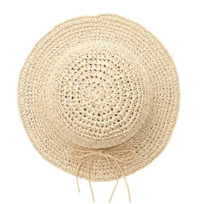 Piluso Rafia Cloche Cinta Mono Crudo