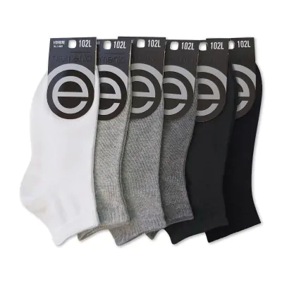 Medias Soquete Hombre Liso Surtido Elemento X12