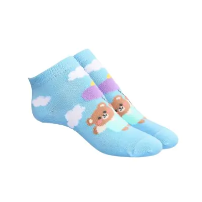 Medias Soquete Estampado Surt Nina / Varon Talle 3 Elemento X12