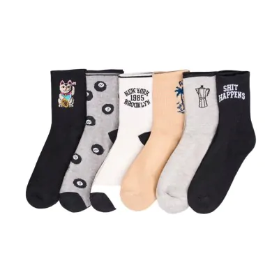 Medias 1/3 Cana Morley Hombre Estampado Surtido Elemento X12