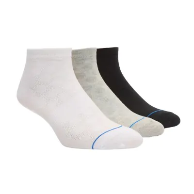 Medias Soquete Pack X3 Plain Extra Liviano Con Mesh.hombre Deportivo Elemento X4